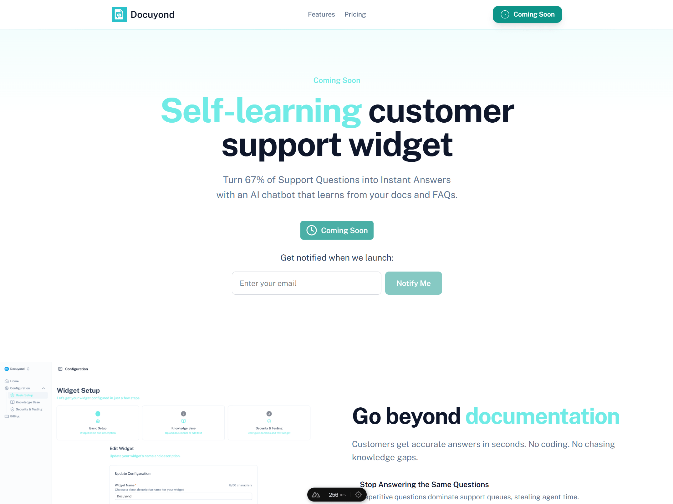 Docuyond - Simply accurate AI Agent